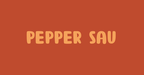 Pepper Sauce font thumbnail